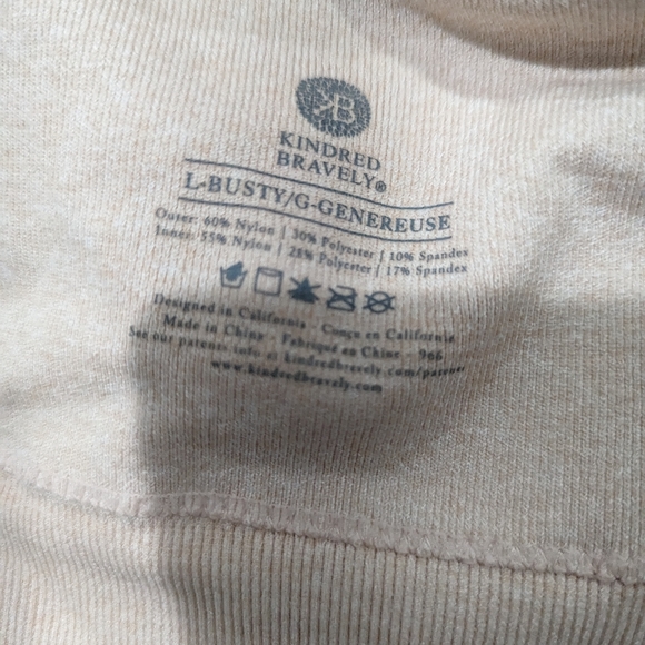 Kindred Bravely sublime hands free nursing and pumping bra, large busty in pink - Picture 2 of 2